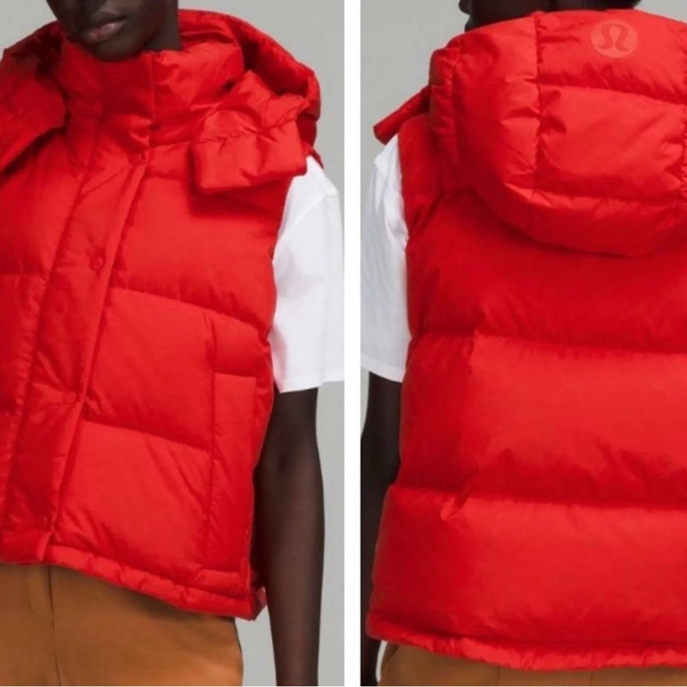 Lululemon Wunder Puff Vest in Red